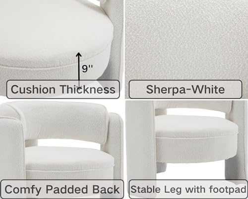 La Mejor review de Sillones blancos individuales de esta semana. 23 Imagen adicional