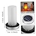 Mason Jar Lights, LED Solar Mason Jar Lids Lights for Jars, Simulation Flame Flickering Garden Wedding Patio Home Decoration for Regular Mouth Lantern 4PCS