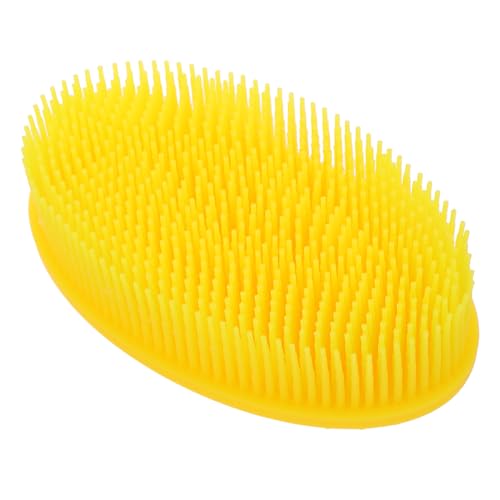GLSTOY Soft Silicone Infant Hair Brush Bath Brush for Newborns Cradle Cap Removal Scalp Scrubber