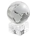 Two's Company World View Etched Globe Paperweight, Hand-Etched Glass Design
