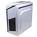 Produktbild I-CHOOSE LIMITED CiT Gaming PC Weiß Micro-ATX-Gehäuse mit 12cm Blau LED-Lüfter und Schwarz Streifen