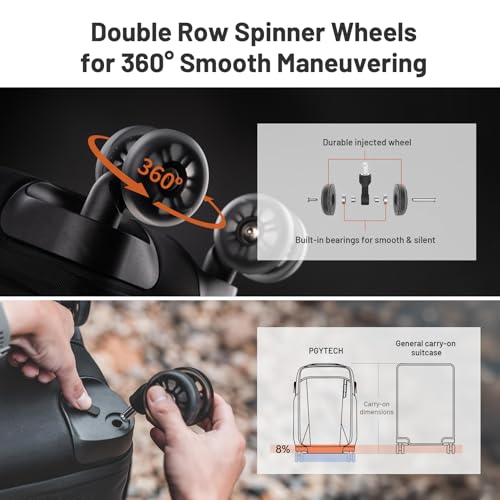 PGYTECH 2-in-1 Roller Camera Backpack, DSLR/SLR/Mirrorless Bag for Travel Photographers, Rolling Luggage with Tripod & Removable Modular & Rain Cover, Compatible with Canon, Nikon, Sony