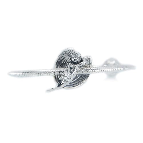 Miniatura 3 de Cute Angel of Love Sterling Silver Charm Bead Pendant Jewellery Amor Cupid Female Fairy Goddess fits pandora