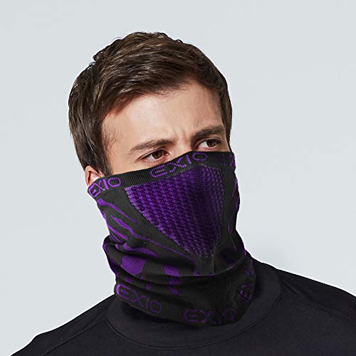 Image of EXIO Winter Neck Warmer Gaiter /Balaclava (1Pack or 2Pack) - Windproof Face Mask for Ski, Snowboard