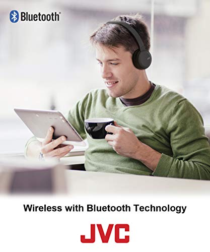 Jvc Wireless Lightweight Flat Foldable On Ear Bluetooth Wireless Headband With Mic, Red (Has190Btr) #TOP4