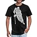 Hockey Language Calligram Men's T-Shirt by Spreadshirt, L, black