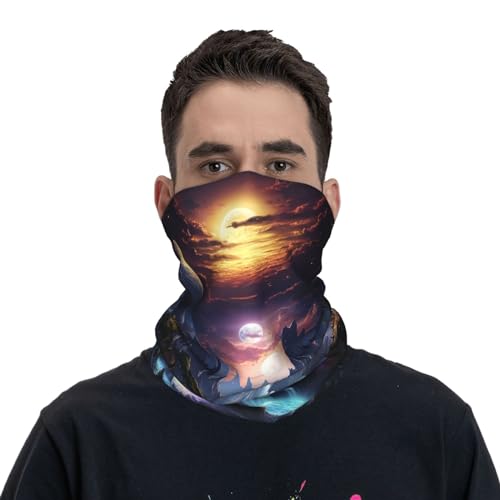 Planet Galaxy Magic Landscape Art Abstract Cuello Bufanda Pasamontañas Bandana para Mujeres y Hombres para Motociclismo, Ciclismo, Esquí y Fiesta miniatura 2