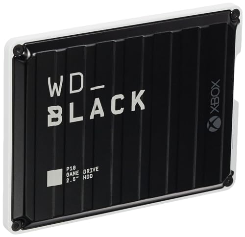 Image of WD 5TB Elements Portable HDD, External Hard Drive, USB 3.0 for PC & Mac, Plug Black 2TB P10 Game Drive for Xbox - Portable External Hard Drive with 1-Month Xbox Game Pass