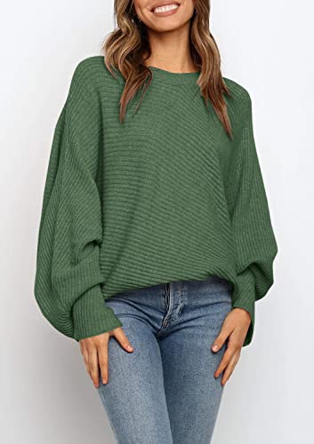 Image of Mafulus Womens Oversized Sweater Fall Winter Slouchy Pullover Jumper Tops