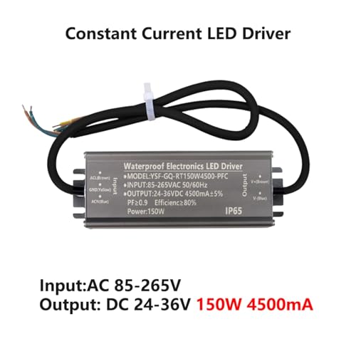 Convertisseur LED en aluminium IP65 boîtier robuste 4500mA AC vers DC - 3