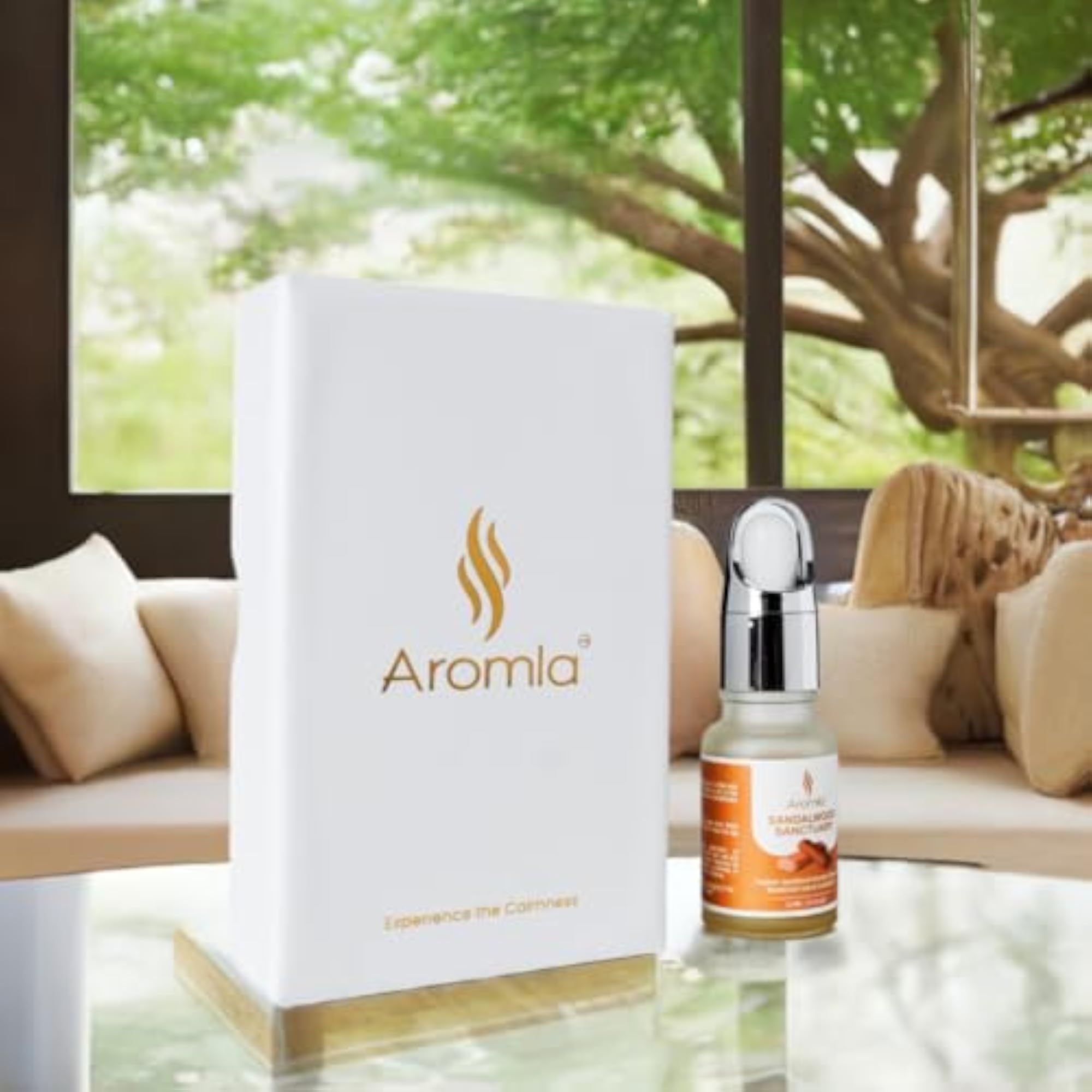 Aromla Sandalwood Sanctuary Natural Essential Blended Aromatic Diffuser Oil