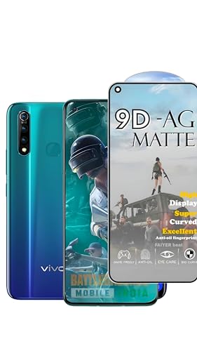 Image of Premium Tempered Glass for Vivo z1 pro (matte finish glass, Pack of 1) Full Screen Coverage gaming matte Screen Protector Guard (VIVO Z1 PRO)