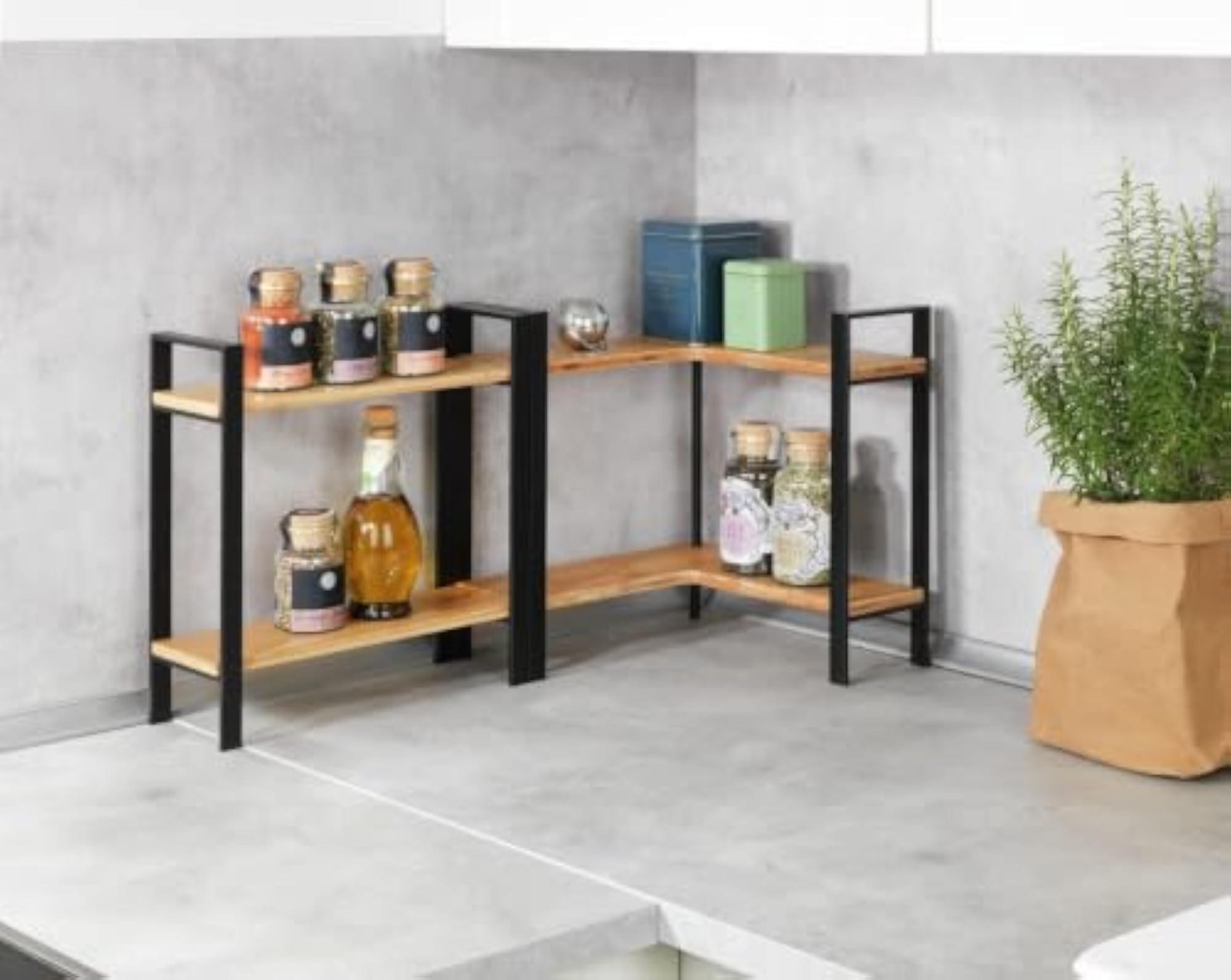 Corner Shelf for Kitchen Storage Organizer