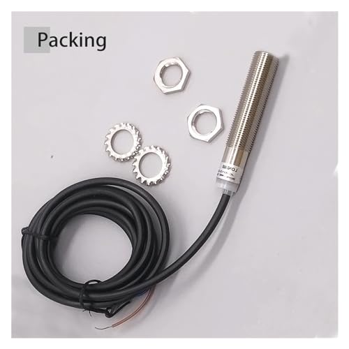 Sensor láser reflexión difusa J12-D M12 con salida NPN NO para automatización precisa 7
