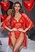 Avidlove Women Sexy Lingerie Set 2 Piece Lace Kimono Robe with Lace Teddy Bodysuit Sheer Sleepwear