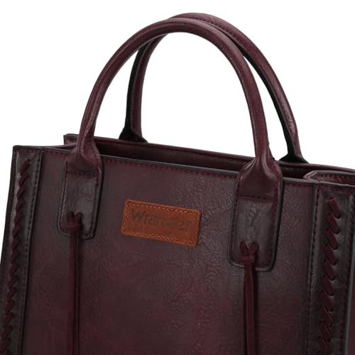 Image of Wrangler Tote Bag for Women Western Cowhide Purse and Wallet Set