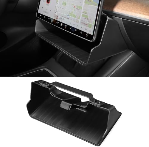 BASENOR 2025 Tesla Model 3 Support Magnétique Pour Téléphone Réglable à 360° Model 3 Highland Accessoires D'intérieur Adaptés à Tous Les IPhone Et Android Avec MAGSAFE Et étui à Anneau Magnétique