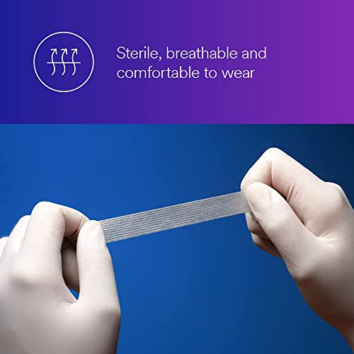 3M Steri-Strip Reinforced Skin Closures, 6mm x 100mm, Pack of 10 Adhesive Strips - Image 2