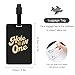 Golf Hole in One Luggage Tags for Suitcases Travel Bag Handbag Tag Labels with Name ID Card