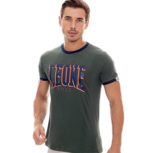LEONE - T-Shirt da Uomo Maniche Corte 1947 Apparel...