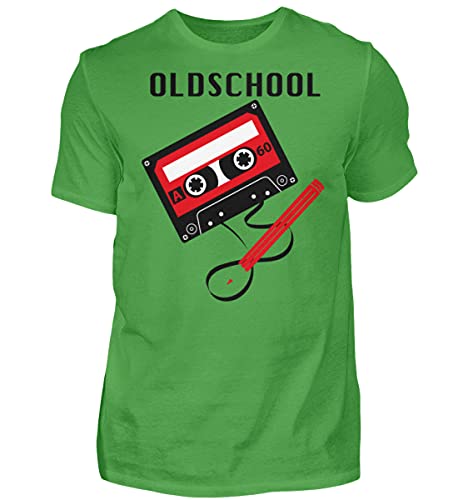 T-shirt homme Oldschool Tape vert idéal pour vos sorties urbaines et moments de détente
