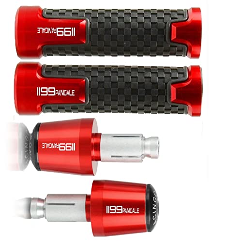 Poignées Extrémités Guidon CNC Aluminium Anti-Vibration Ducati 1199