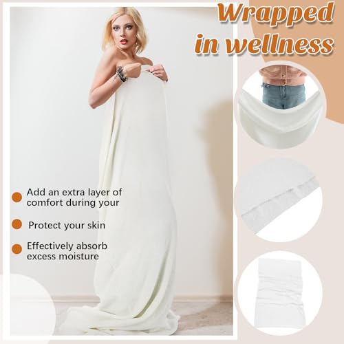 image for HunnmingRe Infrared Sauna Blanket Towel Inserted, 35 x 70”Cotton Swe