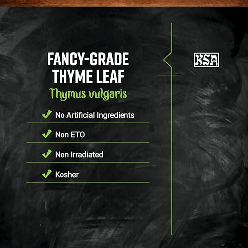 Frontier Co-op Thyme Leaf, Fancy-Grade, Whole, 16 Oz, Bulk Bag- Warm and Pungent Herb for Restaurant Supply - Image 3