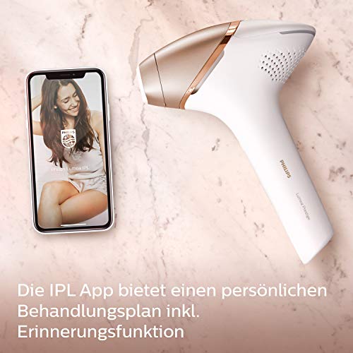 Philips Lumea Prestige IPL Haarentfernungsgerät inkl. 3 Aufsätze, kabellos - Lichtbasierte, langanhaltende Haarentfernung für seidig glatte Haut (Modell BRI955/00) - Image 7