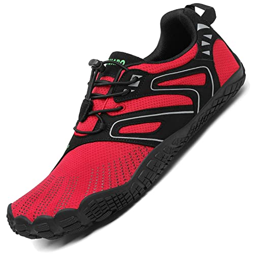 Saguaro Barefoot Zapatos Descalzos Zapatillas Minimalistas De Trail Running Para Hombre Mujer Negro Rojo Gr.38 Saguaro Barefoot Zapatos Descalzos Zapatillas Minimalistas De Trail Running Para Hombre Mujer Negro Rojo Gr.38