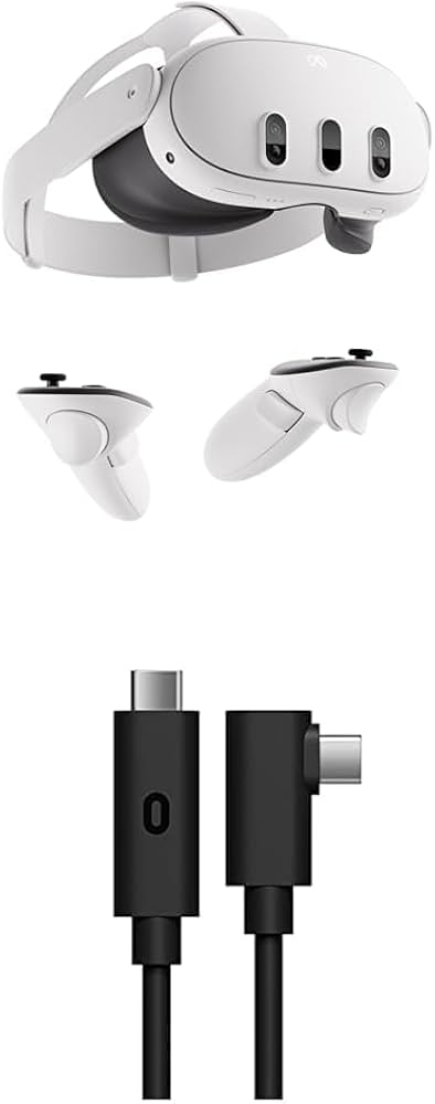  Quest 3 128GB 4点セット ストラップ/ケース/ケーブル Amazon | Meta Questコンパクト携帯用ケース|Meta Quest 3/3Sに