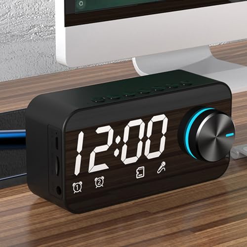 Despertadores digitales con altavoz y control táctil para un ajuste de volumen cómodo 5