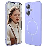 GOGME Liquid Silicone Cover per OPPO A79 5G Con Custodia Elegante e Shockproof Case, Slim Design, Compatibile Con MagSafe - Viola