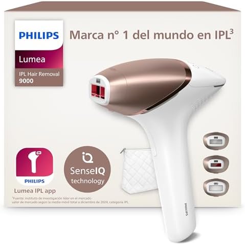 Philips Lumea serie 9000, dispositivo de depilación IPL, alternat...