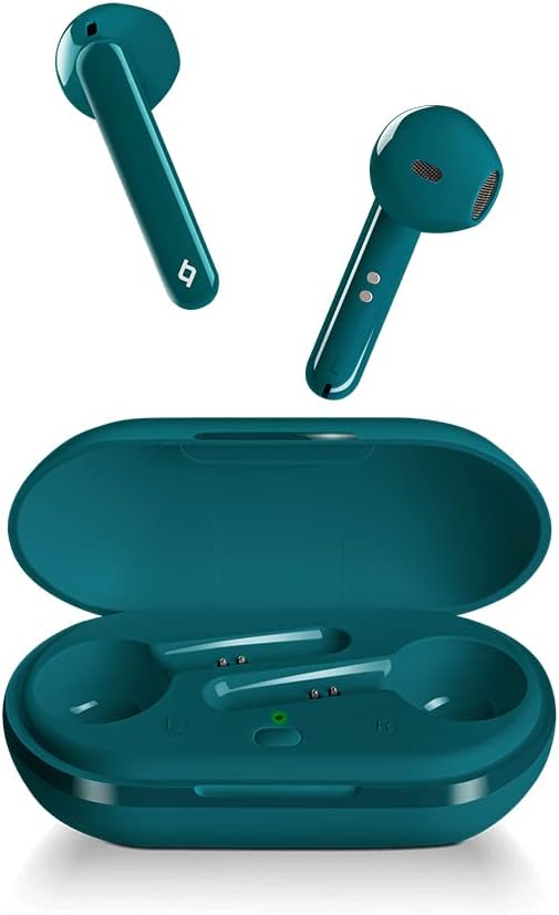 ttec AirBeat Free earbuds and open charging case