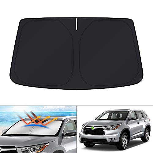KUST Windshield Sun Shade for Toyota Highlander 2014-2017 2018 2019 Window Accessories Sun Visor...