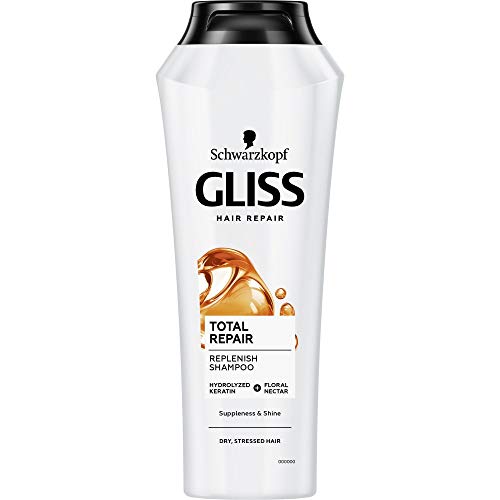 Schwarzkopf Gliss Total Repair 19 Shampoo 250ml (Pack of 3), 250 ml (Pack of 3)
