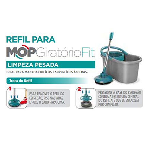 Flash Limp Refil Limpeza Pesada Compatível Com Os Mops Giratórios Fit (Ref.: Mop5010 Mop5011 Mop9775