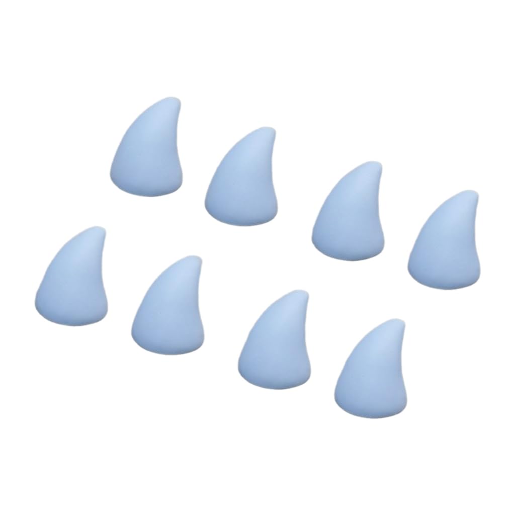 Set of 8 Detailed Resin Animal Nail DIY Crafting Supply Fursuit Accessory Detailed Resin Animal Nails for Stage Shows