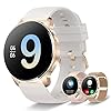 Iaret Smart Watch for Women (Answer/Make Call), Fitness Tracker for Android and iOS Phones Waterproof Smartwatch with 1.32″ HD Full Touch Screen AI Voice Control Heart Rate Sleep Monitor Pedometer