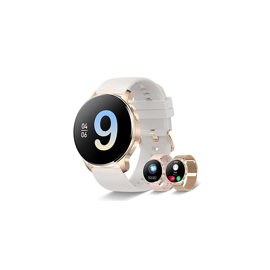 Iaret-Smart-Watch-for-Women-AnswerMake-Call-Fitness-Tracker-for-Android-and-iOS-Phones-Waterproof-Smartwatch-with-132-HD-Full-Touch-Screen-AI-Voice-Control-Heart-Rate-Sleep-Monitor-Pedometer