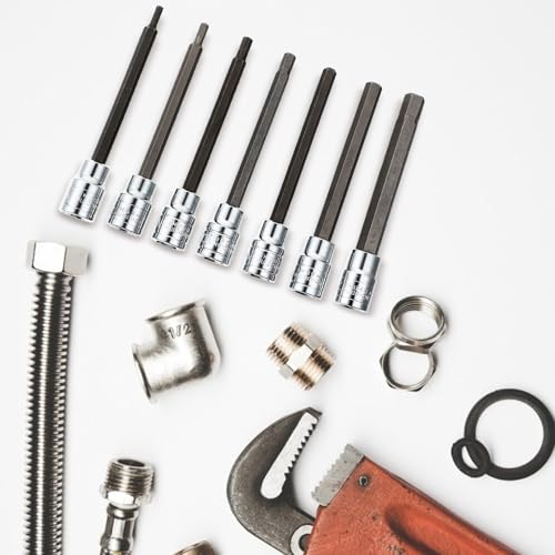 Jeu de douilles extra longues ensemble adaptateur de perçage outils manuels