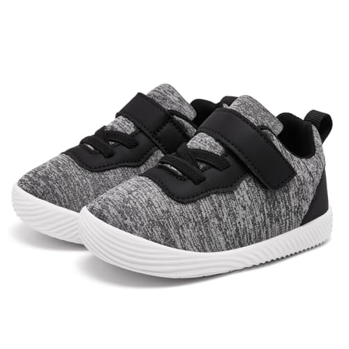 Image of MORENDL Toddler Sneakers Baby Boys & Girls Barefoot Shoes Lightweight Breathable Walking Running Tennis Athletic Sport Shoes
