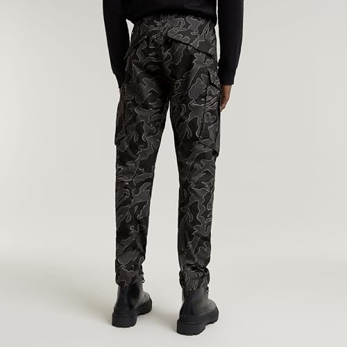 G-STAR Raw - Mens Rovic Zip 3D Regular Tapered Pants, Color Cloack Island Camo, Size: 28W x 30L2