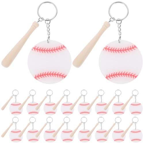 Porte-clés batte de baseball acrylique Hemobllo pour ne plus perdre vos clés