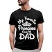 My Favorite Princess Calls Me Dad Shirt - Dad Daughter Shirts - Daddy Tshirt - Fathers Day Shirt - Gifts for Dads on Father's Day (Black, S)