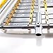 TSTS 27-Tone Marching Carillon Music Enlightenment Teaching Aids Performance Percussion Instrument Aluminum Plate Piano Percussion Glockenspiel Bell