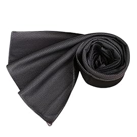 ZHYH Cooling Ice Towels Microfiber Yoga Cool Thin Towel Outdoor Sport Summer Cooling Scarf Gym Wear Icing Sweat (Color : Black, Size : 31.50 * 11.81inch)