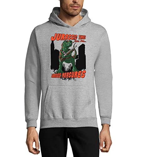 Sweat T-Rex Humour Coton Gris Parfait pour Vos Week-ends Cocooning