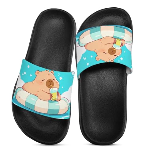 Image of Slides for Boys Girls Quick Drying Kids Slides Sandals Non-Slip